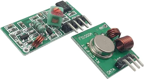Vista 4 de FainWan 5 juegos de transmisor + receptor 433M Módulo transceptor súper regenerativo de alta frecuencia compatible con alarma antirrobo