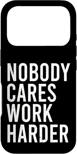 Vista 29 de Funda de regalo para iPhone 13 Nobody Care Work Hard Actitude Grit Hustle Success