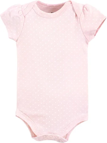 Vista 324 de Hudson Baby baby-girls Cotton Bodysuits 3-pack