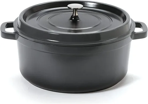 Vista 18 de G.E.T. CA-101-BK/BK/CC Heiss® - Mini bandeja para hornear/cazuela de aluminio fundido de bajo consumo, 10 onzas, color negro