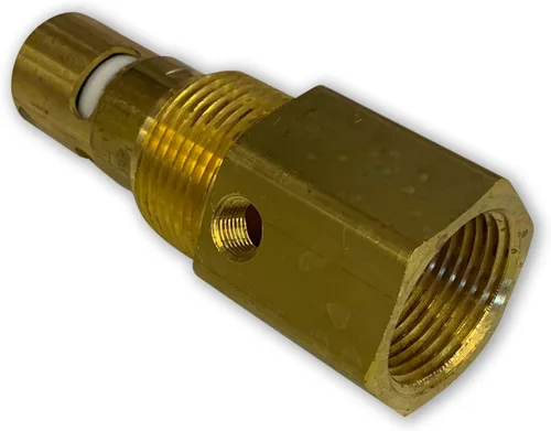 Vista 3 de 1" hembra x 1" compresor de aire de latón macho NPT en válvula de retención del tanque nuevo