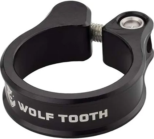 Vista 20 de Wolf Tooth Abrazadera de tija de sillín de aluminio 6061 mecanizado de precisión con perno autoalineable, agarre antideslizante ligero y seguro