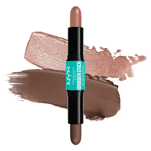 Vista 17 de NYX MAQUILLAJE PROFESIONAL Wonder Stick, Barra para dar forma y contornear el rostro - Claro