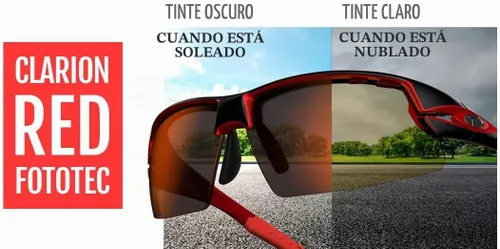 Vista 5 de Tifosi Golf- camrock Unisex anteojos de sol con lentes intercambiables Negro/Rojo Con Lente Clarion Rojo Fototec