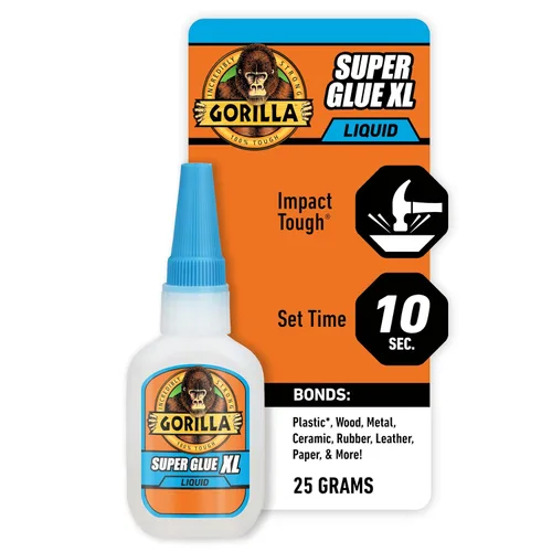 Vista 9 de Gorilla Super Glue, pegamento transparente, 20 gramos (paquete de 1) - Todo propósito y configuración rápida para proyectos y reparaciones