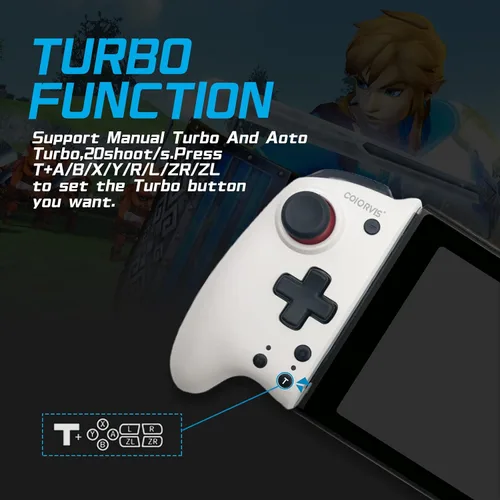 Vista 3 de COIORVIS Switch Controllers Joy Pad Controller for SwitchSwitch OLED,Wireless Switch Controller with Motion ControlTurbo nintendo_switch