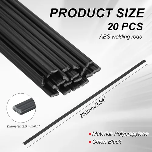 Vista 2 de Plastic Welding Rods, Welder Rod High-Strength Waterproof Fit for Repairing Plastic