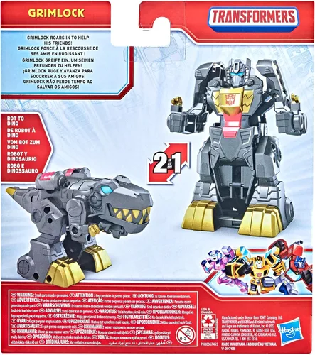 Vista 11 de Transformers Classic Heroes Team Grimlock - Juguete de conversión de 4.5 pulgadas, figura de acción para niños a partir de 3 años