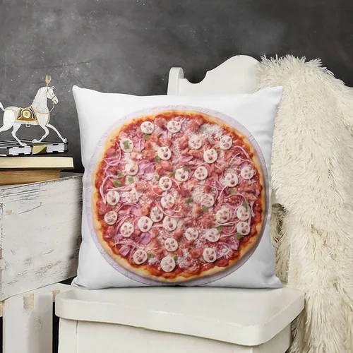 Vista 14 de Pots and Pans, Kitchen Clock and Cooking Art Velvet Square Decorative Throw Pillow Covers 12 "x12 Throw Pillow Covers for Outdoor Home Decor