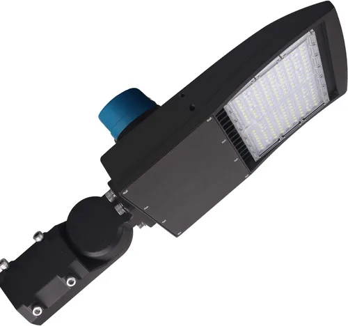 Vista 13 de Luces LED de poste de estacionamiento de 100 W, sensor de fotocélula del atardecer al amanecer, protección contra sobretensiones integrada, 1-10 V