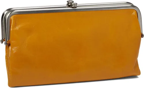 Vista 2 de HOBO Lauren - Bolso de mano para mujer, construcción de cuero suave, dos compartimentos de marco superior, cierre Kiss Lock