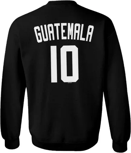 Vista 2 de Haase Unlimited Camiseta de fútbol de Guatemala - Sudadera unisex de fútbol nacional de Guatemala con cuello redondo
