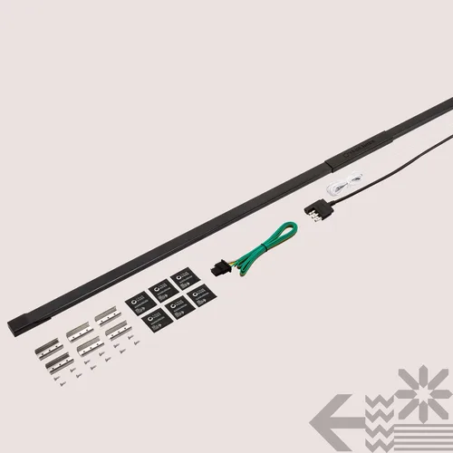Vista 8 de True Mods Barra de luz LED de 49 pulgadas para puerta trasera ahumada para camioneta, remolque, vehículo [aluminio rígido] [secuencia de encendido]
