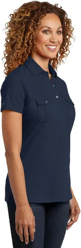 Vista 4 de District Made Camiseta de encaje Tri Blend para mujer