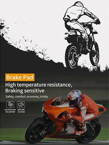 Vista 7 de Pastillas de freno traseras para motocicleta, Ya/ma/ha XG 250 XG250 para Tricker 04-06 XT 250 XT250 06-08 XTZ 250 07-08 YZ 250 YZ250 1990 1991