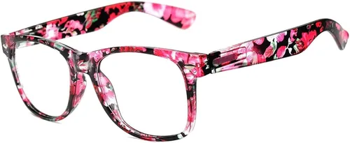 Vista 26 de OWL Los lentes transparentes de colores para niños protegen los ojos de los niños de UVB UVA Negro