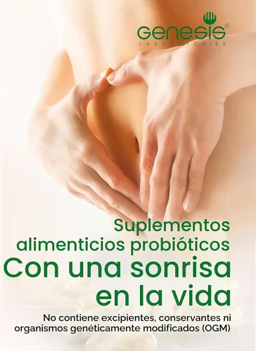 Vista 8 de Genesis Bifidobacterium Complex BB Probiotic 14 Cápsulas de 240 Mg Paquete de Viaje