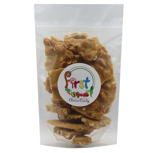 Vista 3 de FirstChoiceCandy Peanut Brittle, Maní Quebradizo Estilo Casero (2 LB)