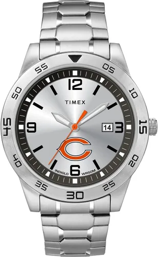 Vista 25 de Timex Tribute Reloj de cuarzo para hombre Citation de 42 mm con correa de acero inoxidable