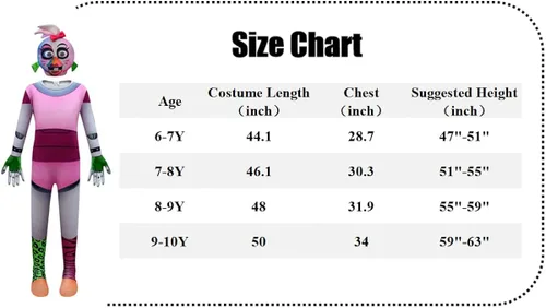 Vista 4 de Boys Horror Game Costume Halloween Cosplay Jumpsuit Set 6-10Y