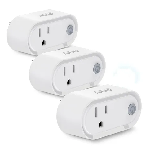 Vista 10 de NEO Z-Wave Plus Smart Mini Plug, toma compacta Z-Wave para automatización del hogar, funciona con Smartthings, función básica de encendido/apagado