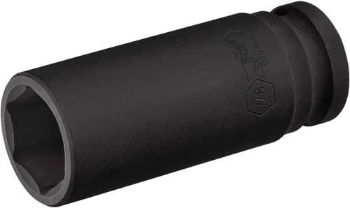 Vista 9 de JETECH Zócalo de impacto profundo de 1-1/4", unidad de 1/2 pulgada, SAE, acero de aleación de molibdeno cromado (Cr-Mo), diseño de 6 puntos, alcance