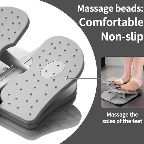 Vista 6 de Foldable Leg Exerciser: Portable Foot Pedal Exerciser for Seniors Under Desk Foot Pedal Exerciser Stepper Exercise for Leg Muscles Relieves Varicose