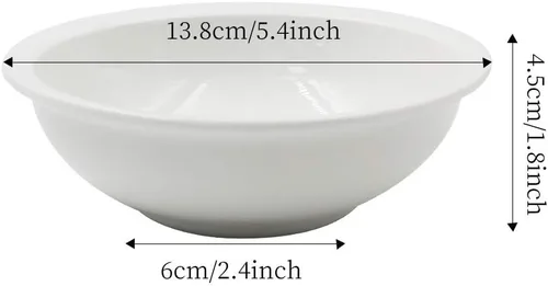 Vista 2 de Paquete de 2 cuencos de cerámica para mascotas para gatos y perros, juego de platos de comida y agua, hechos de porcelana de hueso segura