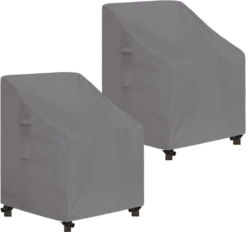 Vista 9 de Easy-Going Funda para Silla de Respaldo Alto para Exteriores Resistente a Rayos UV Funda para Silla de Patio Impermeable Funda para Muebles