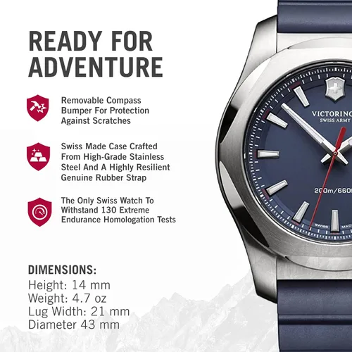 Vista 2 de Victorinox Reloj I.N.O.X. para hombre del ejército suizo