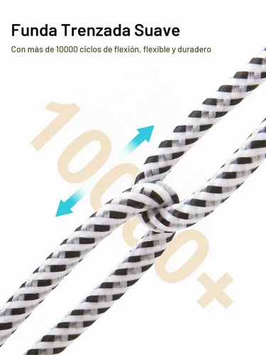 Vista 2 de CableCreation Cable de audio de 0.138 in (1,5 pies/1.5 ft), cable auxiliar auxiliar de 0.138 in
