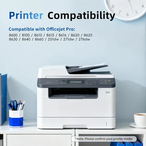 Vista 2 de 951XL Cartucho de tinta de alto rendimiento de repuesto para HP951XL HP951 951 XL Paquete combinado compatible con HP officejet pro 8600 8100 8610