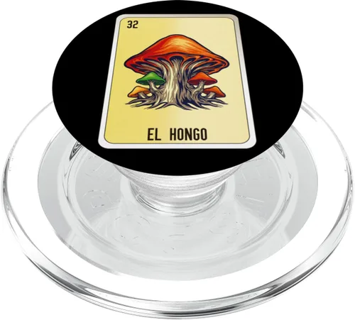Vista 7 de El Hongo Mexican Slang Chicano Bingo Cards PopSockets Adhesive PopGrip