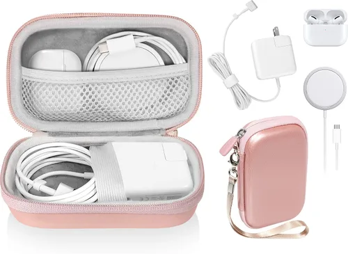Vista 12 de Práctico estuche para MacBook Air Pro Charger MagSafe/MagSafe 2 adaptador de corriente, iPhone 16/16 Pro/15/15 Pro/14/14 Pro MagSafe, Hub USB C, Hub