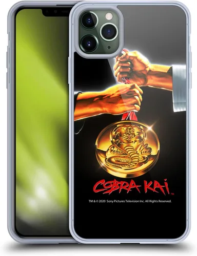 Vista 111 de Head Case Designs Funda de gel suave con licencia oficial de Cobra Kai Gold Medal Graphics compatible con Apple iPhone 7 Plus/iPhone 8 Plus
