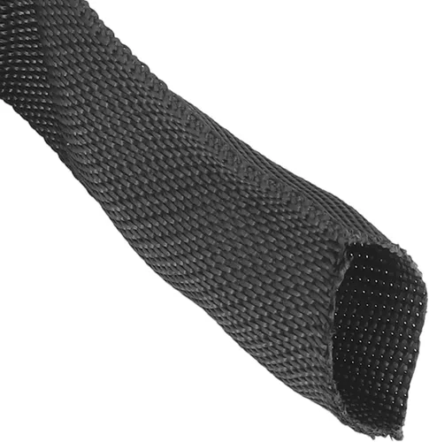 Vista 6 de Fydun - Protector de cuerda de cabrestante de poliéster, funda protectora de cuerda de cabrestante negro, universal para línea de cable de 2.0 in