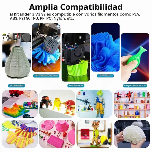 Vista 7 de Kit de hotend oficial Creality Ender 3 V3 SE, bloque calefactor de resistencia a alta temperatura de 260℃, kit de extrusor hot end ensamblado