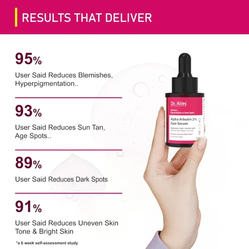 Vista 7 de Suero alfa arbutina al 2%. para pigmentación y eliminación de manchas oscuras Suero facial antipigmentación. con ácido hialurónico para eliminar
