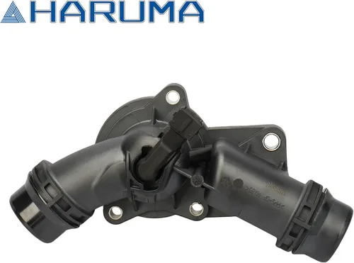 Vista 4 de HARUMA 11537509227 Conjunto de carcasa del termostato del refrigerante del motor 1999-2006 para BMW 323Ci 323i 325i 325Xi 528i 530i X3 X5 Z3 Z4