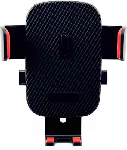 Vista 2 de Soporte universal para teléfono celular con brazo de bloqueo automático expandible, instalación con un solo clic, rotación de 360 grados, se adapta