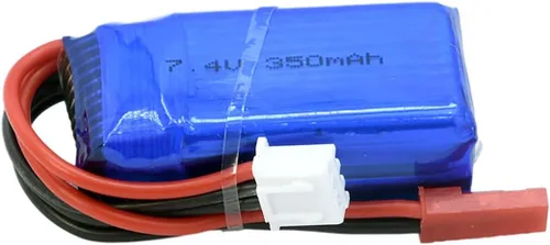 Vista 3 de 2 unids 7.4 V 2S 350 mAh 20C LiPo batería JST enchufe para RC modelo micro avión helicóptero Quadcopter Drone