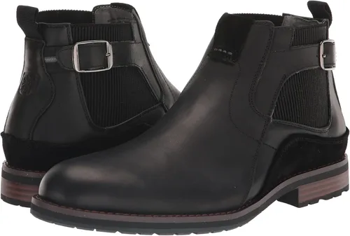 Vista 7 de STACY ADAMS Botas Oskar con hebilla Chelsea para hombre
