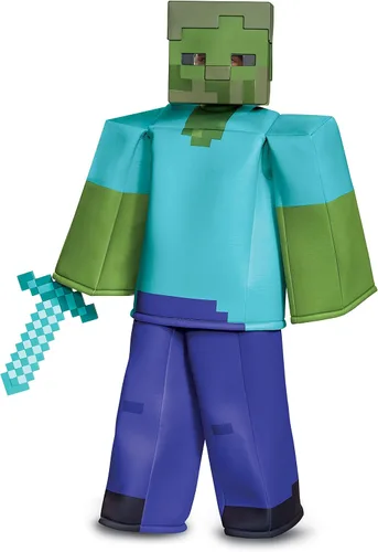 Vista 2 de Disguise Minecraft Prestige - Disfraz de zombi para niños