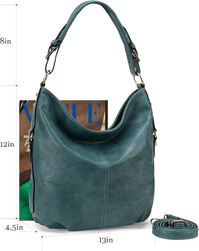 Vista 6 de Montana West Bolsos Hobo para mujer Bolsos de hombro y bolsos