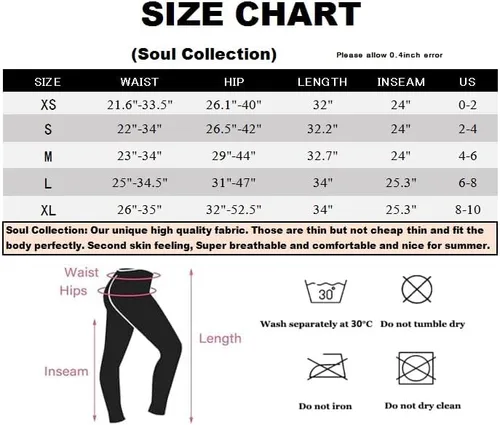 Vista 6 de SOUL - Leggings sin costuras para entrenamiento, longitud regular, Longitud cortoregular negro