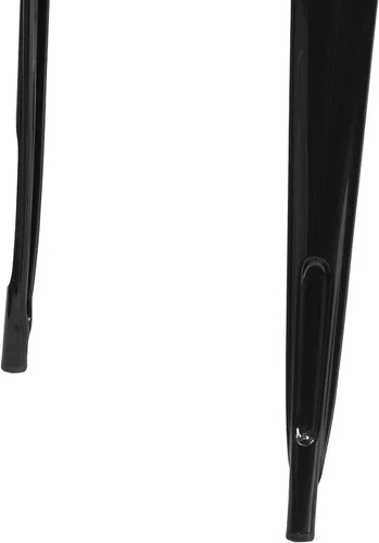 Vista 6 de Flash Furniture - Mesa rectangular de metal para interior o exterior (31.5 x 63.0 pulgadas), NA, Negro