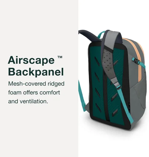 Vista 4 de Mochila para laptop Osprey Flare Commuter marrón (Barley Brown)