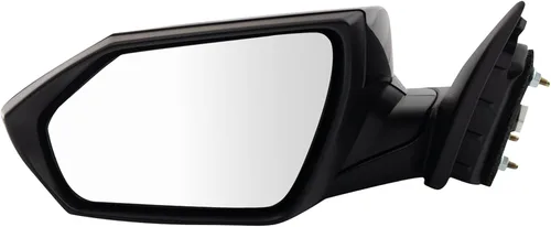 Vista 173 de TRQ Espejo plegable con calefacción eléctrica del lado del conductor con indicador de punto ciego pintura a juego negro liso compatible con Kia