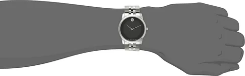 Vista 2 de Movado 0606504 Museum Reloj de pulsera de acero inoxidable para hombre