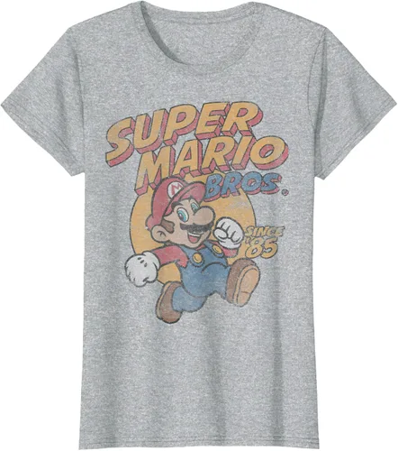 Vista 25 de Super Mario Bros. Desde '85 Camiseta Vintage con Póster' Negro